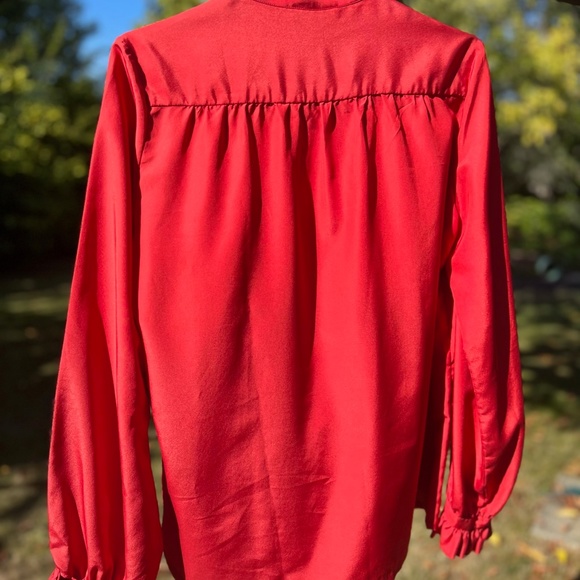 Vintage high-neck blouse - Picture 2 of 6